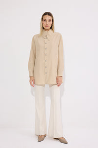 METAL BUTTONED SHIRT