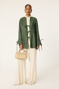 FRONT-TIE JACKET