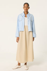 ELASTIC WAIST SKIRT