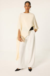 PLEATED HIGH WAIST PANTS