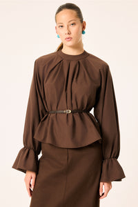THIN SYNTHETIC LEATHER BELT