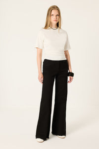 SIDE-DRAPED T-SHIRT