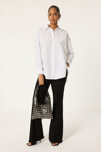STONE EMBROIDERED SHIRT