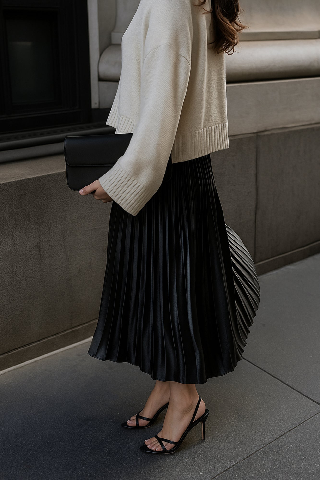 PLEATED SKIRT – Touche Prive International