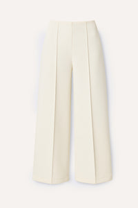 RIBBED CREPE TROUSERS