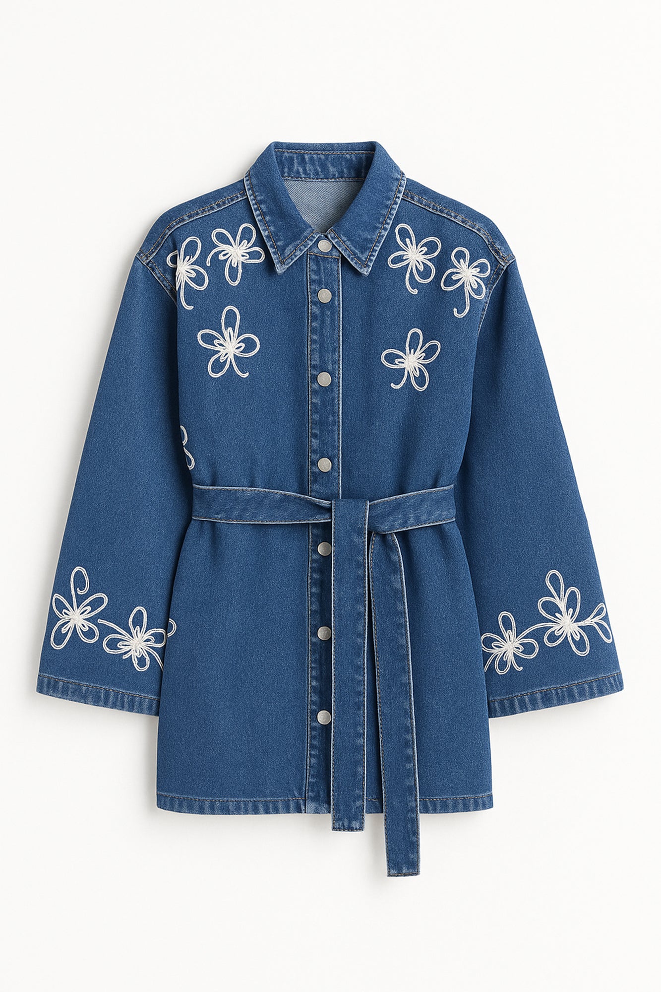 EMBROIDERED DENIM JACKET – Touche Prive International