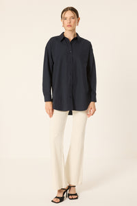 OVERSIZED-FIT POPLIN SHIRT