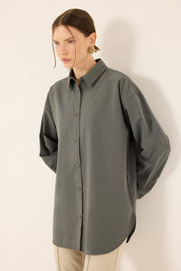 OVERSIZED FIT POPLIN SHIRT