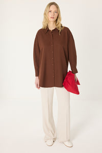 OVERSIZED CREPE SHIRT