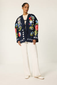 EMBROIDERED GABARDINE JACKET
