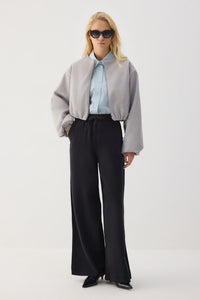 PALAZZO PANTS WITH AN ELASTIC WAISTBAND