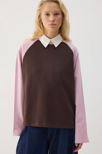 BLOCK-COLORED SWEATSHIRT