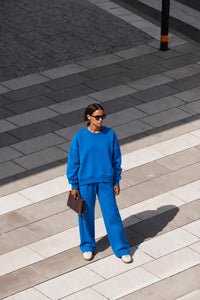 OVERSIZED BOAT NECK SWEATSHIRT