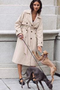 WAIST-BELTED ALLERLİ TRENCH COAT