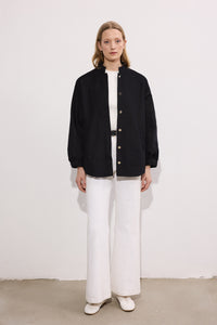 GABARDINE BOMBER JACKET