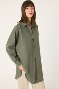 MAXI POPLIN SHIRT