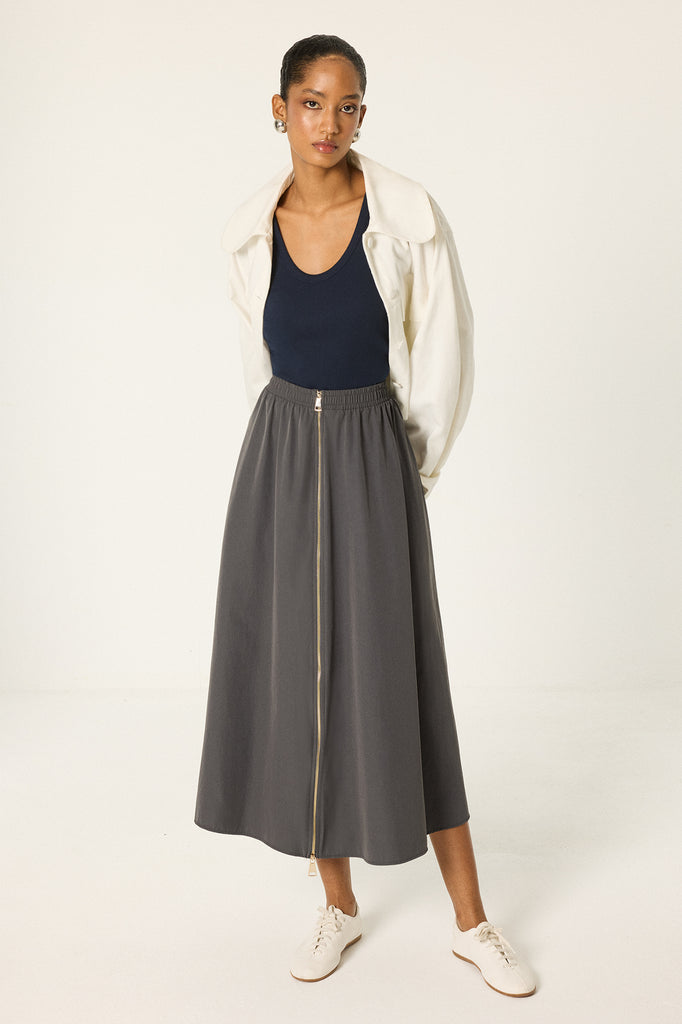 ORGANZA SKIRT WITH POCKET DETAILED – Touche Prive International