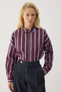 STRIPED LONG-SLEEVED SHIRT