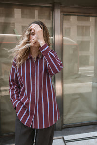 STRIPED LONG-SLEEVED SHIRT