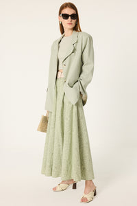 LINEN TEXTURED BLAZER JACKET