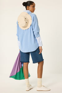 WASHED VISCOSE SHIRT