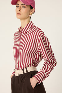 STRIPED RELAX SHIRT