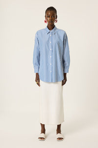 STRIPED RELAX FIT SHIRT