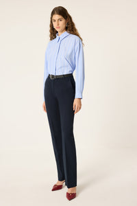 STRIPED POPLIN SHIRT