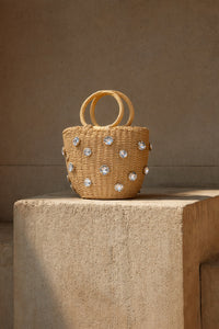 ACCESSORY DETAILED STRAW BAG