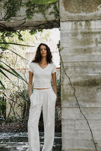 MODAL V-NECK T-SHIRT