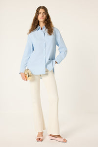 STRIPED POPLIN SHIRT