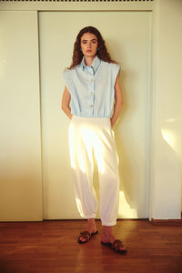 Elasticated Crop Vest