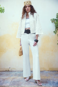 JACQUARD SEQUINED JACKET