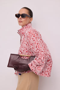 JACQUARD SEQUINED BOMBER JACKET